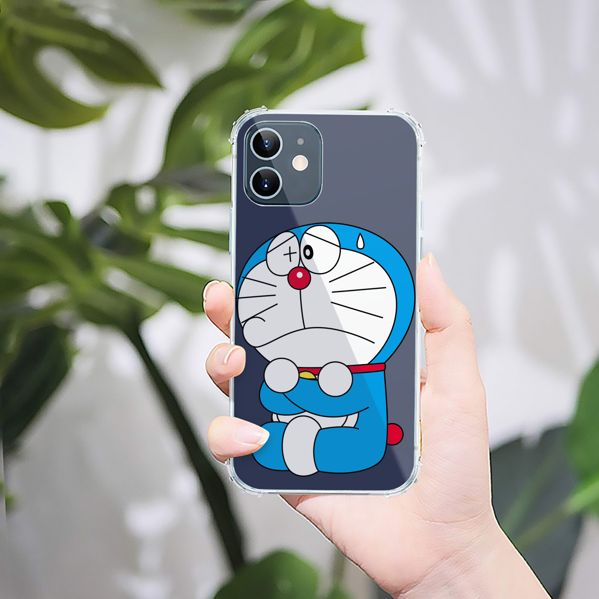 （画像用） ドラえもん Doraemon 【iPhone 12シリーズ対応】透明スマホケース（クリアソフトケース）